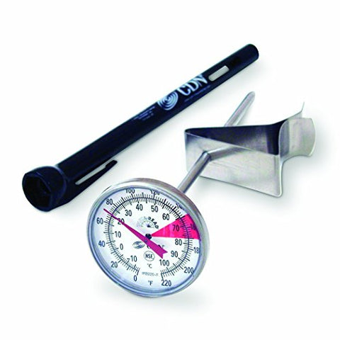 ProAccurate Beverage and Frothing Thermometer - 5" Stem