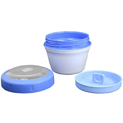 Greek Yogurt Container, 1.75C, PP- Blue