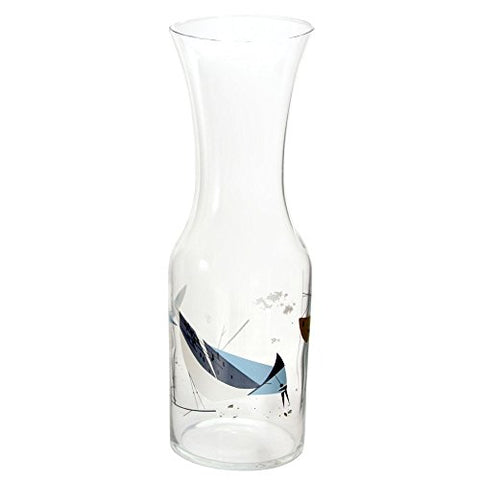 Oldham + Harper Blue Jay Decanter - 10-3/4 in Height x 3-3/4 in Width - 40 oz