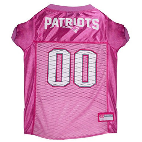 NFL NEP-4019-LG New England Patriots Pet Pink Jersey, Large