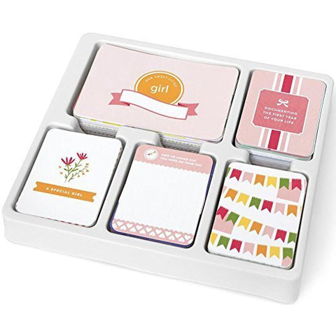 Project Life - Baby Girl Edition - Cards - 4 x 4 - (12 Piece)