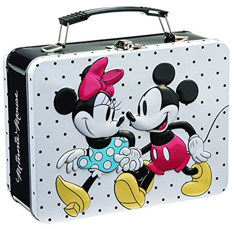 Disney Mickey & Minnie Large Tin Tote, 9 x 3.5 x 7.5" h