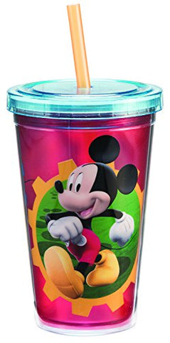 Disney Mickey Mouse Clubhouse 12 oz. Acrylic Travel Cup, 3.5 x 3.5 x 5.5" h