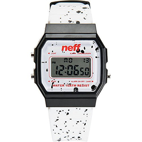 Neff Unisex NF0226CREW Flava XL Surf Digital Display Chinese Automatic White Watch