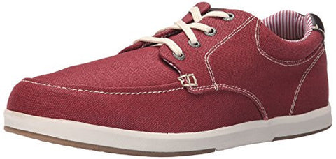 Men's Mason Lace Up - Red Canvas/Leather, Size 12 M US