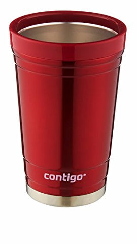 Contigo Party Cup Stainless Steel, 16oz - Red