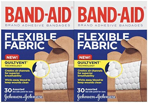 Band-Aid Flexible Fabric Assorted 30’s - Johnson & Johnson