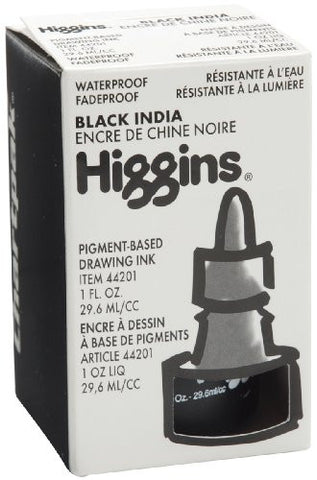 Neww Higgins India Ink 1oz-Matte Black Neww