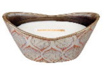 Pearl Collection Hearthwick Flame Scented Candle - Fireside, Medium (7.5" x 3.75" x 4.0")