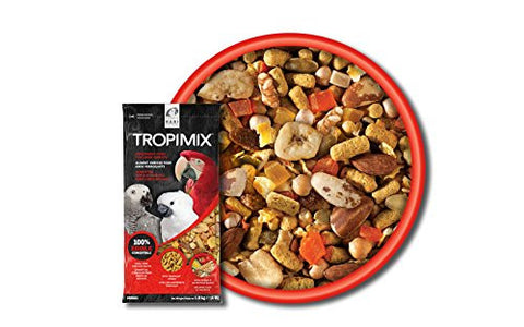 Tropimix Premium Enrichment Food for Large Parrots, 4 lb