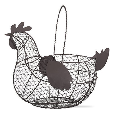Farmhouse Chicken Wire Basket, Antique Finish