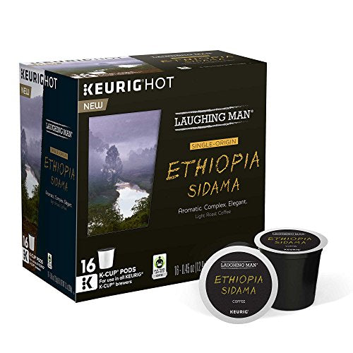 Laughing Man, Ethiopia Sidama - 16 ct, light roast, k-cup