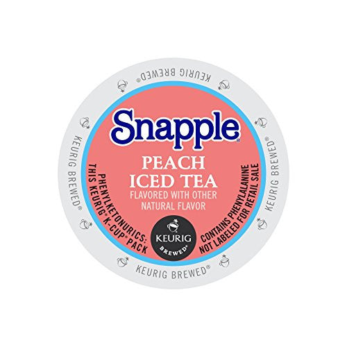 Snapple - Peach Iced Tea, 88-Count K-Cup