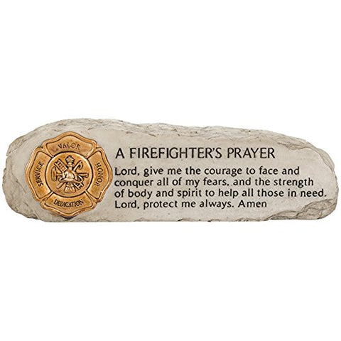 "A Firefighter's Prayer" Prayer Message Bar