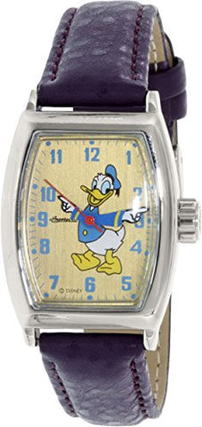 Ingersoll Donald Duck Men's IND 25547 Ingersoll Disney Donald Tonneau Analog Display Quartz Purple Watch