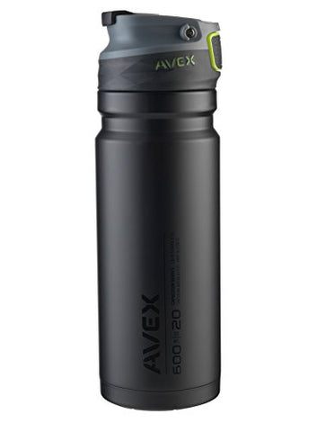 Avex ReCharge 600ml Autoseal Capacitor Stainless Steel Tumbler - Matte Black