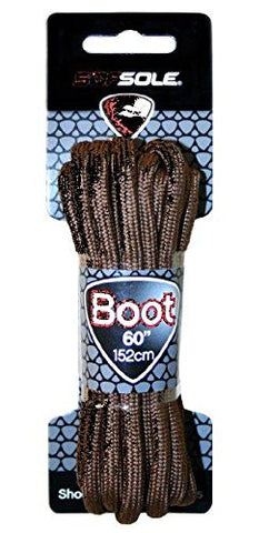 Boot Round Lace - Light Brown Waxed 45-inch
