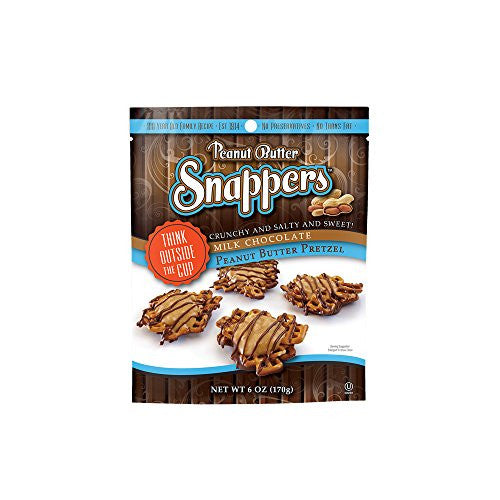 Snappers Milk Chocolate Peanut Butter, 6 Ounce