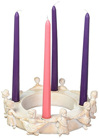 Children of the World Advent Wreath with Candles
