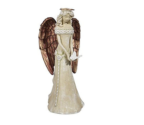 Angel Figurine - Angel Holding Butterfly
