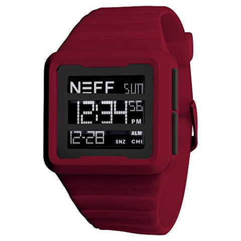 Neff Odyssey Men's Designer Watch - Maroon / One Size Fits All