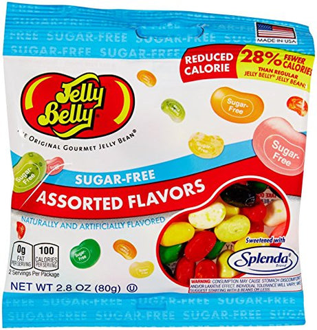 2.8 oz bags Jelly Belly Sugar-Free Assorted Flavors