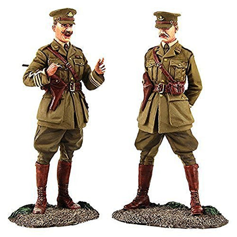 2pc British Major and Lieutenant "The Conference" 1/30 Figure Set
