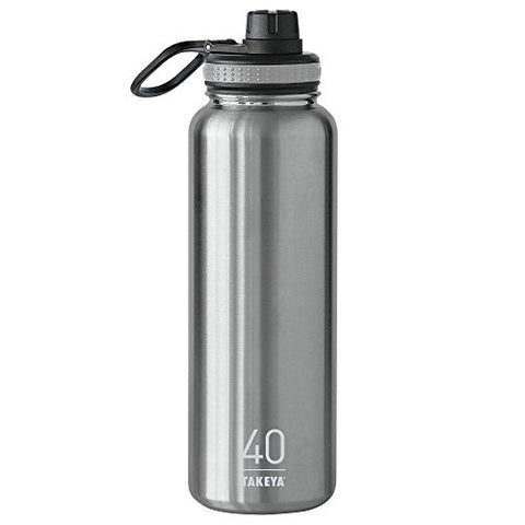40oz Originals Insulated Stainless Steel Bottle w/Spout Lid, Steel