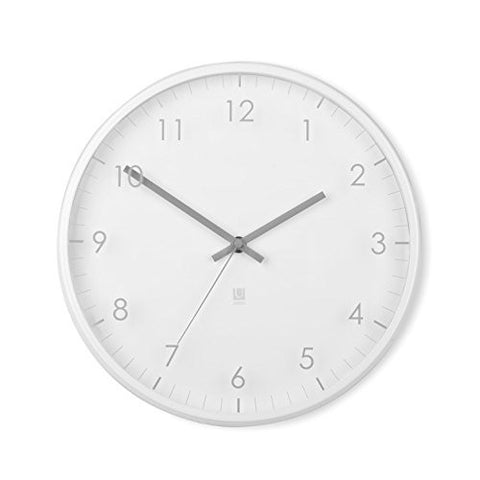 PACE WALL CLOCK WHITE