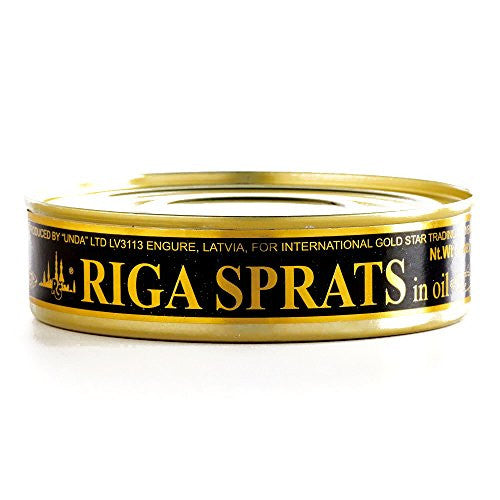 Smoked Riga Sprats in Oil (3 Items Per Order)