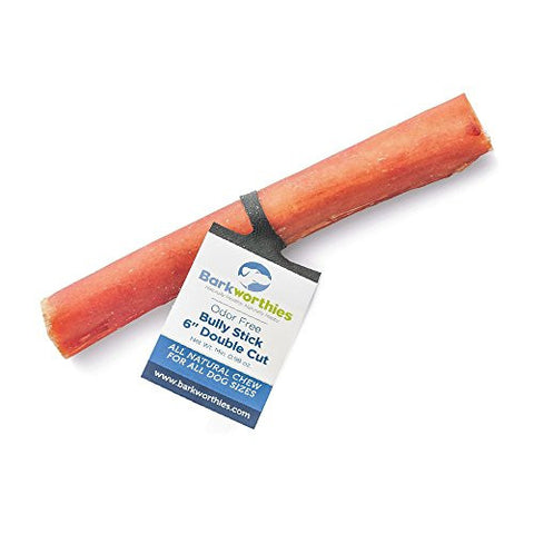 6" Double Cut Odor Free Bully Stick