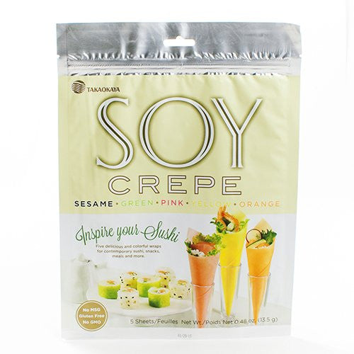 Takaokaya Soy Crepe Paper/Sushi Wrapper Sheets - Pack of 5 Sheets