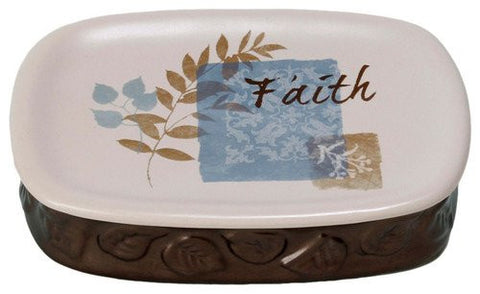 Faith soap dish (blue)