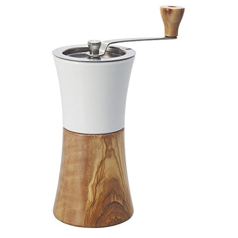 Hario Ceramic Coffee Mill Olive Wood