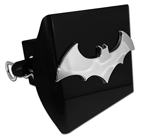 Batman Bat Emblem On Black Plastic Hitch Cover