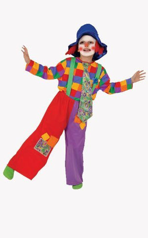 Colorful Boy's Clown - Small by Dress Up America
