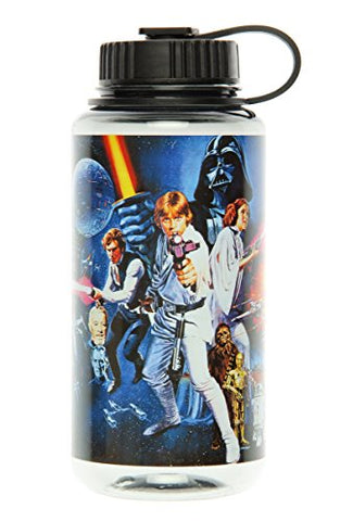 Star Wars: A New Hope 32 oz. Tritan Water Bottle, 4 x 3.75 x 8.25" h