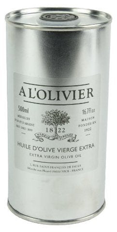A L'Olivier Extra Virgin Olive Oil Refill Tin 500ml