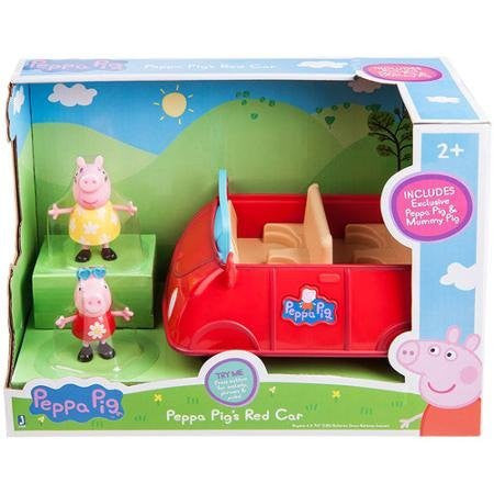 Peppa Pig - Peppa's Red Car with 2 Exclusive Figures