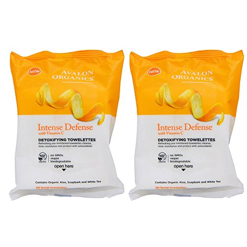 Avalon Intense Defense Detoxifying Towelettes, 30 count