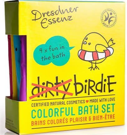 Dresdner Essenz - Dirty Birdie Colorful Bath Set of 4