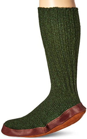 Sock Slipper, Pine Ragg Wool, L