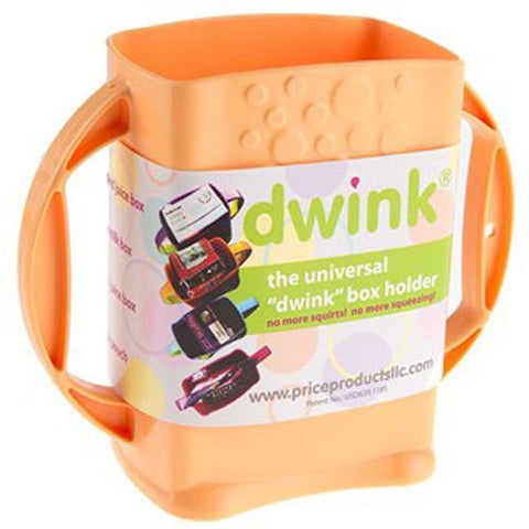 Dwink Universal Juice Pouch Milk Box Holder (Peach)