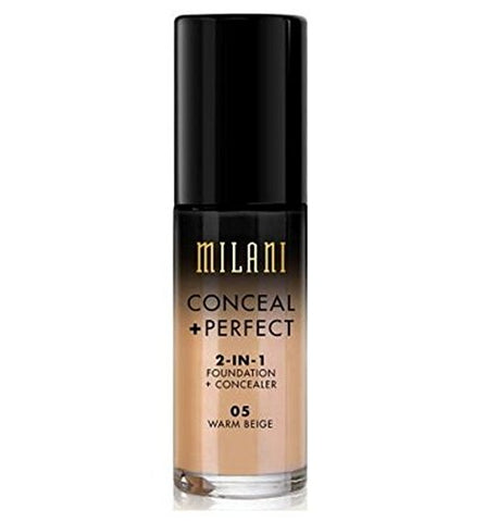 CONCEAL & PERFECT 2-IN-1 LIQUID FOUNDATION - 05 WARM BEIGE