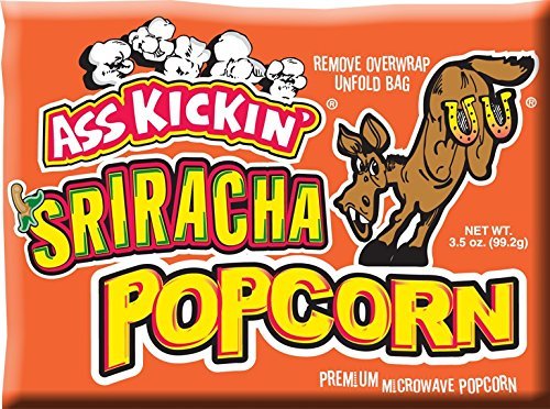 Ass Kickin Microwave Sriracha Popcorn, 3.5oz.
