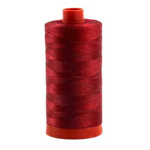 Aurifil- 50wt Cotton 1,422yd, Red