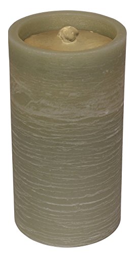 AquaFlame 7.8" Wax Candle with Remote, Sage