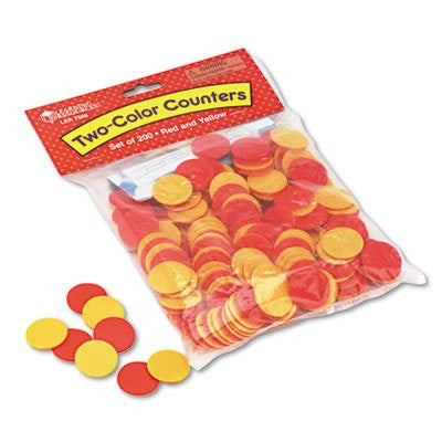 2 Color Counters  Yellow & Red Set Of 200