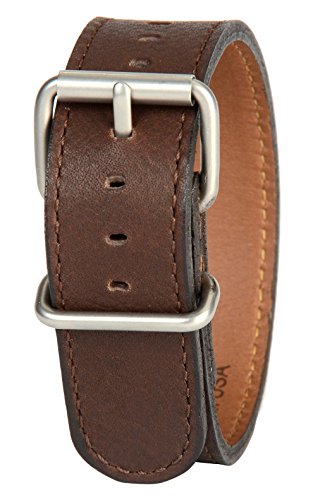 B-Type Montanaro Leather Duration, Weathered Oak - 7/8"