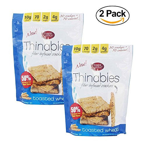 Thinables Crackers, Toasted Wheat Flavor, 6 oz